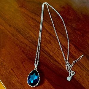 Women’s crystal touchstone pendant necklace